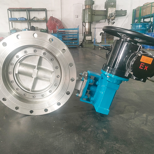 电动硬密封法兰蝶阀Z型电动执行器